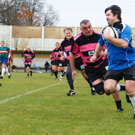 Old boys Praha vs. Moravian Eagles - 8.11.2014 Přelouč